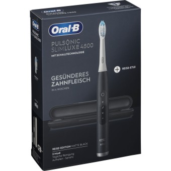 Oral B Zahnpflege Pulsonic SLIM Luxe 4500 + Reiseetui matte black 